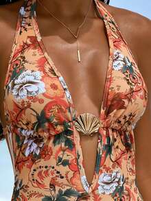 Swim Vcay Women's Retro Printed One-Piece - Multicolor - View 8
