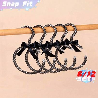 Ins Princess Girl Heart Adorable Pearl Light Luxury Retro Coat Hanger European Fairy Clothing Rack Scarf Hook