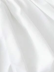 Souflis Souflis 2件組 幼童女嬰夏季可愛開學套裝 白色與黑色 素色蝴蝶結裝飾 泡泡A字裙 柔軟輕盈 - 彩色 - 查看 5