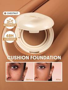SHEGLAM Lock & Go Long-Lasting 氣墊粉餅-Chestnut 品牌 美容 化妝 化妝品 適合女性與女孩 完美搭配夏季春季 Y2K 時尚 流行 生日 母親節禮物 假期 派對準備就緒 最佳顏色 - Chestnut - 查看 1