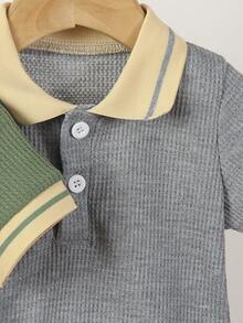 2件套男婴短袖polo衫套装 - 彩色 - 查看 5