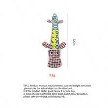 PETSIN Creative Plush Crocodile Dog Toy, Containing BB Barking Sound, Interactive Play For Dogs - Multicolor - View 12