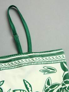 Franclia 两件套女士雪纺套装，连体裤和外套套装，沙滩度假夏季套装 - 彩色 - 查看 5