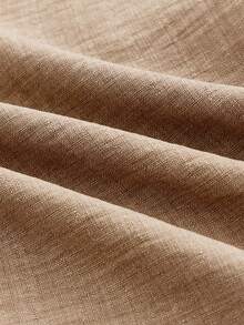 HIMLAND 男士梭织休闲日常年轻商务纯色裤 - 卡其色 - 查看 4