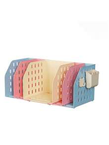 File Storage Rack, Expandable Book Stand, Student Book Sorting, Dormitory, Study, Desktop, Colorful Bookshelf - color - View 2