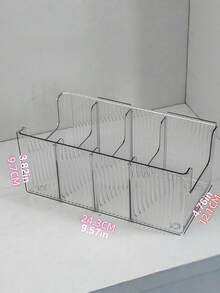 1 pieza Estante de almacenamiento especial para cinturones, corbatas, bufandas de seda, artefactos, organizador multifuncional de acrílico para el hogar - transparente - Ver 3