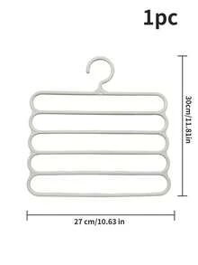 Pants Rack, Home Pants Rack Wardrobe, Built-In Multi-Layer Non Slip Seamless Shelves, Multifunctional Scarf Storage Rack, Multifunctional Pants Rack, Scarf Tie Rack, Home Pants Rack, Dressing Room, Bedroom Wardrobe, Dressing Room Storage Room, Storage Cabinet, Clothing Storage Room, Wardrobe Organizing Storage Room, University Dormitory, Space Saving, Back To School Supplies. - White - View 11