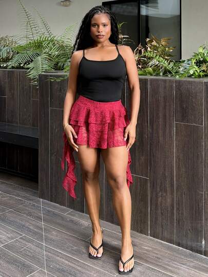 Tyla Gomez 三件套休闲吊带背心套装，百搭修身女式背心，适合夏季穿着