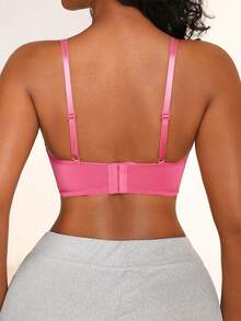 NudeFit 3 piezas Ropa interior cómoda y casual para mujer, minimalista y unicolor, sin aros, con copa suave y anti-caída - Multicolor - Ver 2