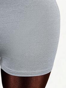 Mistrie Summer New Casual Street Tie-Up Sleeveless Slim Jumpsuit, Suitable For Yoga, Running, Women Tight Jumpsuit - Light Grey - View 5