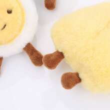 PETSIN Đồ chơi nhồi bông hình chó dễ thương thuộc bộ sưu tập Bữa sáng, có âm thanh sủa BB, đồ chơi tương tác cho chó. - Nhiều màu - Xem 8
