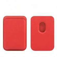 Apple Magsafe Leather Magnetic Adhesive Card Slot PU Leather Card Holder - Multicolor - View 15