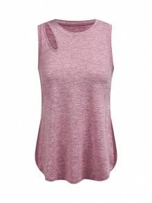 Powerista 女士圆领镂空设计休闲健身运动背心 - 彩色 - 查看 11