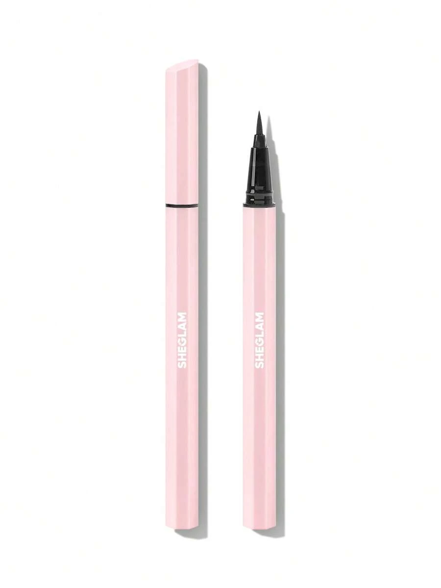 SHEGLAM 永恒之美液体眼线笔 - 黑色防水哑光眼线笔，防晕染，持久纤细，超细眼线笔，Kohl Kajal 指甲花品牌，美妆彩妆，面部彩绘化妆品，适合女性和女孩，完美适用于秋冬季节，Y2K 时尚潮流，适合生日、情人节礼物，派对必备，最佳颜色 - Eternal Beauty - 查看 1