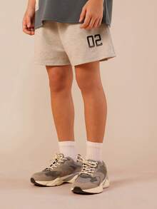 SUMWON Oversized Crew Neck T-Shirt And Shorts Co-Ord Set With New York 02 Print For Summer Casual Wear Vacation - Black - View 4