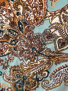 Comfortcana 大码波西米亚印花A字休闲度假连衣裙，春夏款 - 彩色 - 查看 9