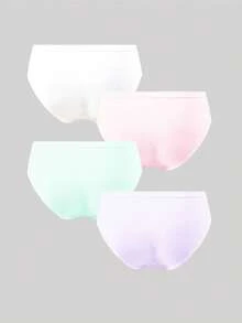 4条/包 女童可爱小狗图案休闲内裤 - 彩色 - 查看 2