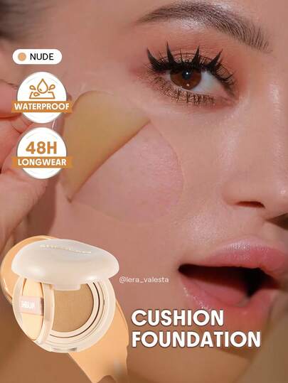 SHEGLAM Lock & Go Long-Lasting 氣墊粉餅-Nude 品牌 美容 化妝 化妝品 適合女性與女孩 完美搭配冬季春季 Y2K 時尚 流行 生日 情人節禮物 假期 派對準備就緒 最佳顏色