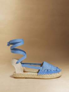 Rosivie 女士百搭休闲平底鞋 - 藍色 - 查看 2