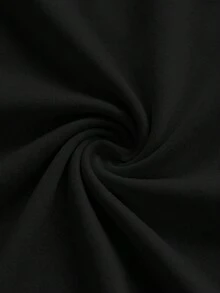 Soleia 95%纯棉不对称肩部度假上衣，黑色 - 黑色 - 查看 8