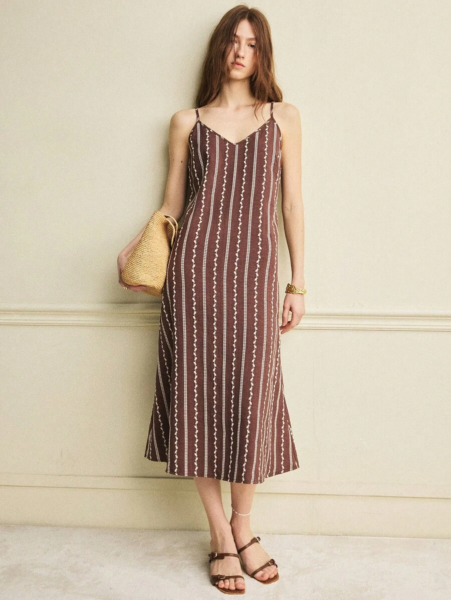 Écloséra 新款女士无袖修身连衣裙 - 彩色 - 查看 1