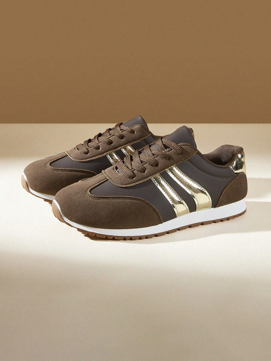 CUCCOO EASI Women's Casual Sneakers - Coffee Brown - View 1