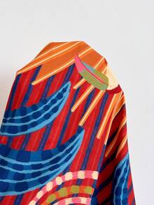 Soleia 女士度假休闲热带印花系带半身裙 - 彩色 - 查看 6