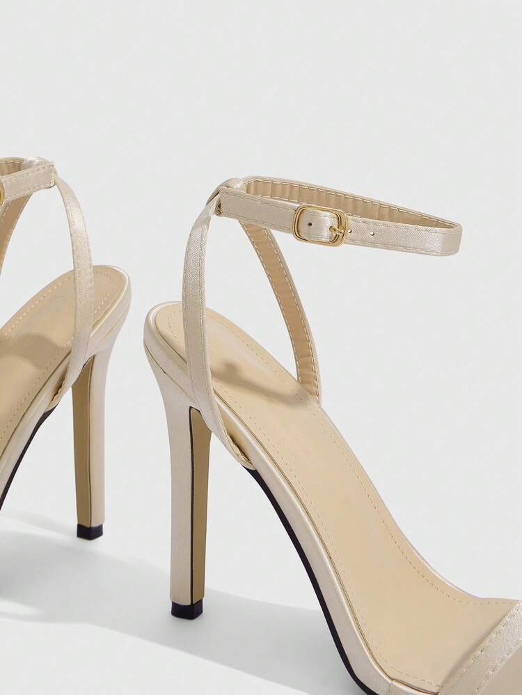 CUCCOO SZL Women Fashion Elegant Commuter Simple Heeled Sandals Sexy Wear Nightclub Party High Heel Sandals Prom Heels