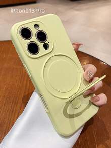 磁吸無線充電軟矽膠保護殼，相容 iPhone 17 Air 17 16 15 14 13 12 11 Pro Max 16e - 乳黃色 - 查看 11