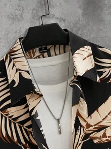 HIMLAND Men Tropical Print Shirt Without Tee - Multicolor - View 3