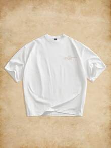 VIVINTIMO 男士热带印花T恤，梦幻夏日度假风 - 白色 - 查看 6