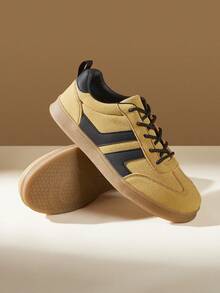 CUCCOO EASI 日常通勤复古德迅鞋 | 长途行走不累，舒适轻便，透气运动鞋，柔软舒适☁️ 复古德迅鞋 | 慵懒随性街头必备鞋款，舒适软底，轻松搭配衣橱所有休闲服饰 - 深黃 - 查看 3