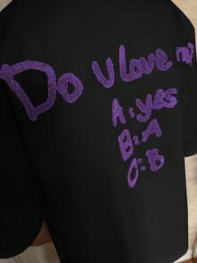 Personalized, Vacation, Male, Party, 2000s, Summer, Festival, New Year, Search. A Humorous Rhetorical Question Embroidered On Towels: "Do You Love Yourself?" With An Answer. - 黑色3 - 查看 4