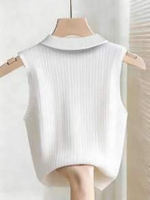 Franclia Áo tank top nữ màu trắng, chất liệu vải dệt kim co giãn cao, cổ polo, cài cúc đính ngọc trai, phù hợp cho đi làm hàng ngày, dự tiệc sang trọng và mặc ở nhà. Thích hợp cho mùa đông, hè, xuân, ngày lễ tình nhân, lễ hội, đi biển, dự tiệc, sinh nhật, tập gym, đi chơi, thanh lịch, nghỉ mát, thường ngày, năm 2006, trang phục tốt nghiệp, trang phục đi làm thường ngày thời trang, trang phục công sở, trang phục thường ngày đa năng và phong cách, trang phục chuyên nghiệp cho giáo viên thành thị. - trắng - Xem 3