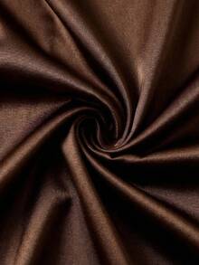 Franclia Fashionable V-Neck Sleeveless Pleated Waist Irregular Bodycon Dress, Women's Satin Dress, Spring/Summer Women's Dress, Women's Elegant Party Dress, Women's Vacation Outfit, Women's Valentine's Day Outfit, Women's Brown Dress, Women's Sexy Dress, Women's Sleeveless Dress - Apricot - View 5