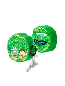 Rick and Morty X SHEIN Bluetooth Headset Shell, Suitable For  IPods Pro - Green - View 3