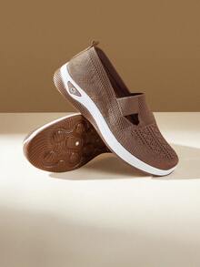 CUCCOO EASI Women's Casual Sneakers - Brown - View 3