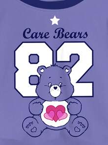 SHEIN X Care Bears X 女士短款T恤 - 白色 - 查看 5