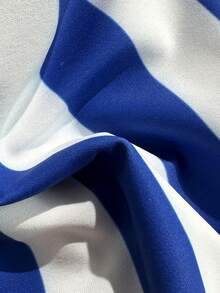 Swim Vcay Bộ áo liền quần 4 món gồm hai dây, chất liệu vải mềm, kẻ sọc, in họa tiết và thêu, có dây buộc. - Nhiều màu - Xem 8