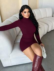 Dayanna Comas Váy ngắn nữ, Mùa tựu trường - Màu Đỏ Sâu - Xem 5