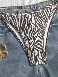 Swim Mod Women's Sexy Tight-Fitting Random Floral Print Elegant Beach 2 Pieces Swimsuit, Summer - Multicolor - View 4