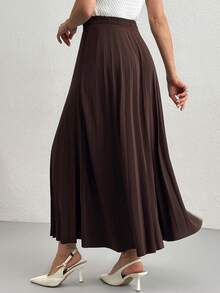 SHEIN Cottnline Women Skirts - Brown - View 2
