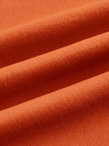 Siren Gaze 情人节扭结单肩上衣 优雅修身女款 - 橘色 - 查看 9