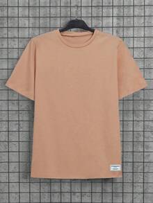 RueChic Men 3pcs Pack Label Detailed Regular T-Shirt - Multicolor - View 4