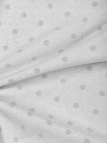 Glimmora Áo thun tay ngắn cổ tròn chấm bi phong cách Y2K cổ điển, thích hợp mặc hàng ngày. - Màu Xám nhạt - Xem 4