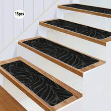Alas Tangga Anti Selip, Dengan Perekat Mandiri, Alas Tangga Dalam Ruangan, Karpet Tangga Anti Selip, Cocok untuk Lansia dan Hewan Peliharaan di Rumah, Cocok untuk Dekorasi Rumah di Semua Musim - warna-warni - View 7