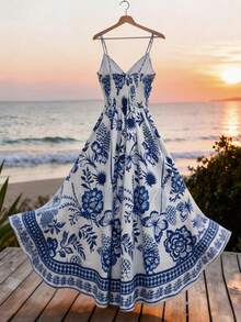 Franclia Đầm đi nghỉ hè cho nữ, đầm dài in họa tiết, đầm xếp ly sau lưng, đầm đi biển, đầm dự tiệc, đầm ngắn thắt eo, trang phục đi nghỉ mát cho nữ, đầm dự tiệc, đầm dự lễ hội âm nhạc, đầm dễ thương, dịu dàng, trí thức, thanh lịch, cao cấp, trang phục sang trọng, đi làm, hàng ngày, mùa hè, tiệc tùng, bãi biển, hẹn hò, mùa tốt nghiệp, công sở, thời trang thành thị, đầm hàng ngày đa năng, đầm hè cho nữ, đầm cho nữ, đầm dự tiệc hè, đầm đi nghỉ mát, đầm maxi, trang phục đi du thuyền cho nữ. - Màu xanh lam - Xem 5