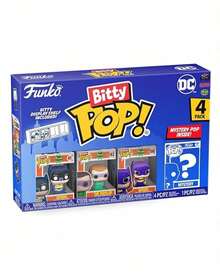 Funko Bitty Pop DC 4 Packs Mini Vinyl Figures Batman Riddler Batgirl Mystery Blind Box Collectible Toy - Multicolor - View 7