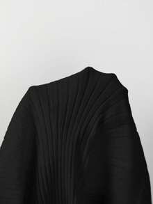 Ellegaria. Mẫu đầm len nữ thanh lịch ôm sát, gợi cảm, mới về mùa xuân/thu với thiết kế tinh tế. - Đen và trắng - Xem 11