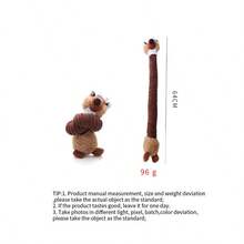 PETSIN 长颈卡通兔鸭造型狗狗玩具，内置BB弹吠叫声，可与狗狗互动玩耍 - 彩色 - 查看 13